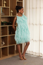 Ice Blue Wave Dress