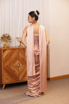 Blush Drape Saree Set