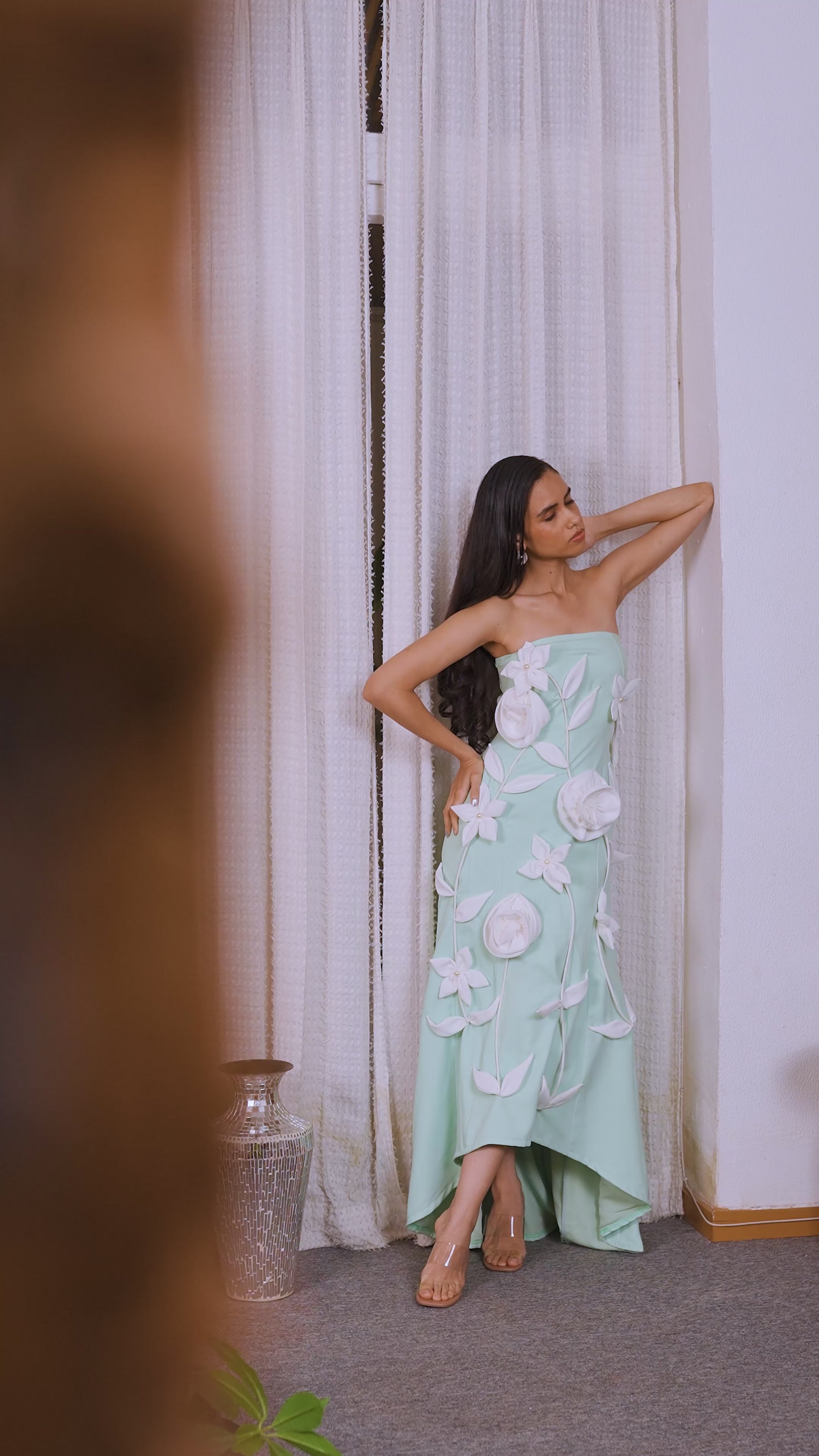 Mint Bloom Dress